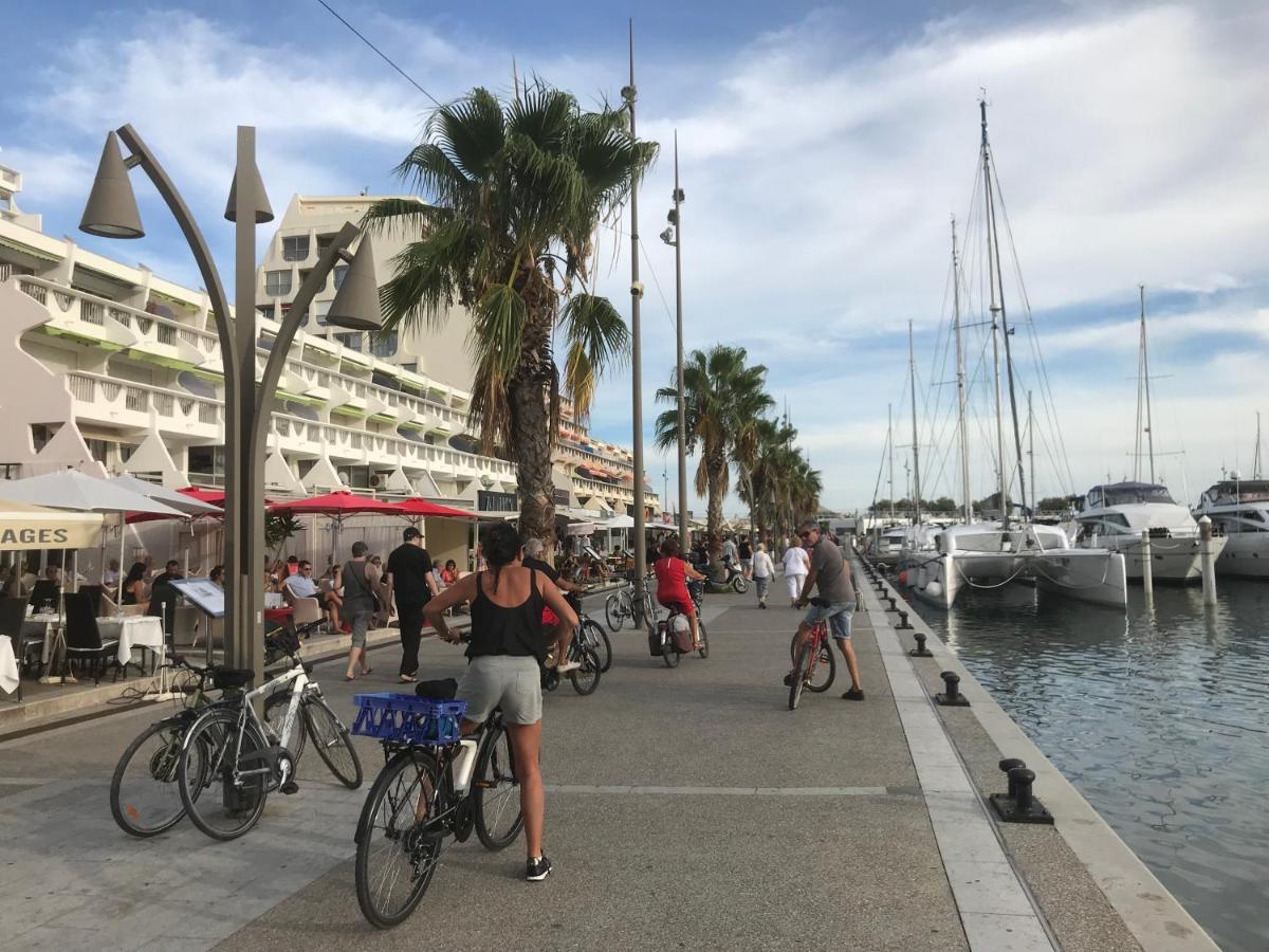 Studio 2-3 Pers Parking Clim Vue Port Et Mer La Grande Motte Luaran gambar
