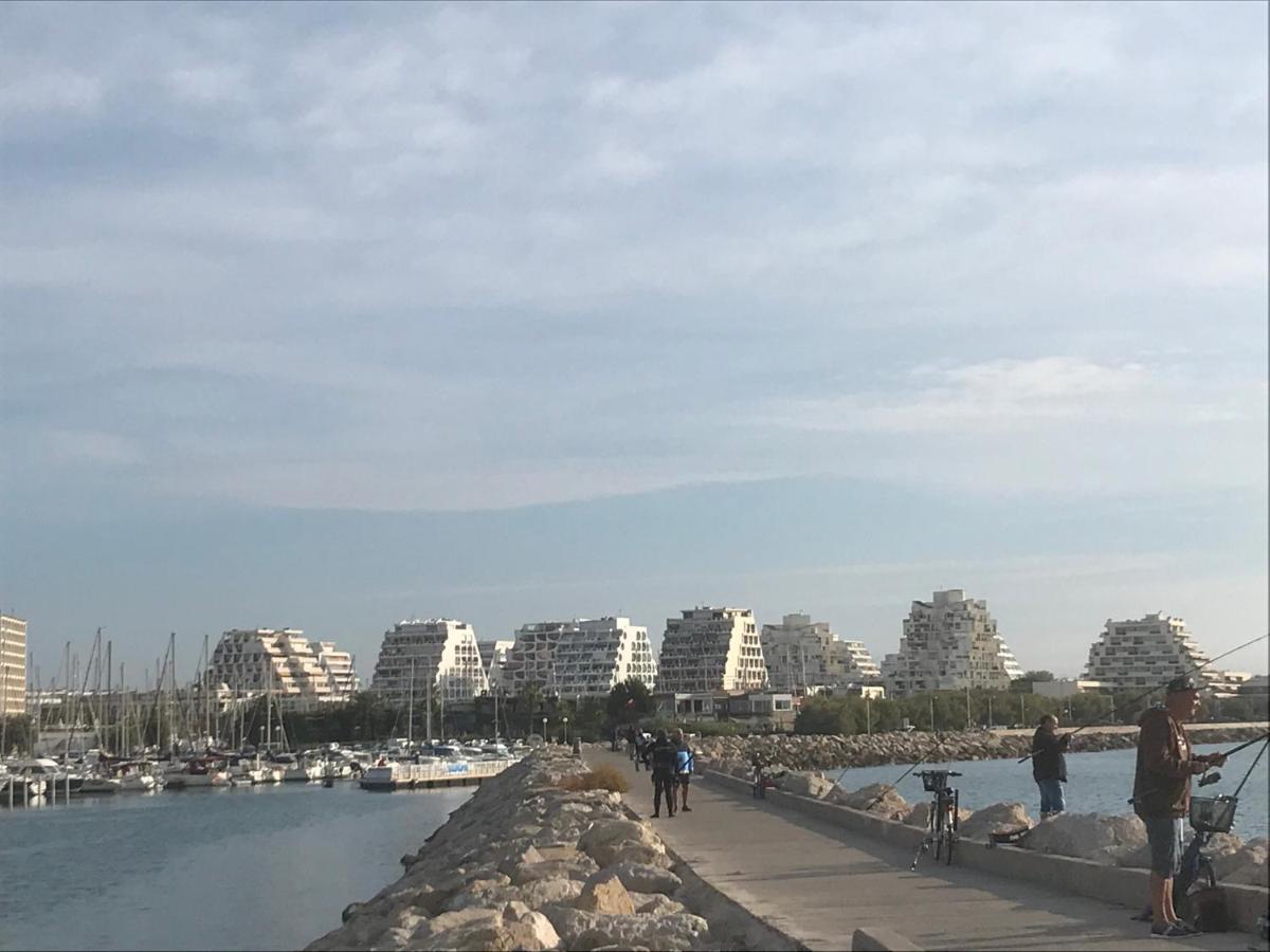 Studio 2-3 Pers Parking Clim Vue Port Et Mer La Grande Motte Luaran gambar