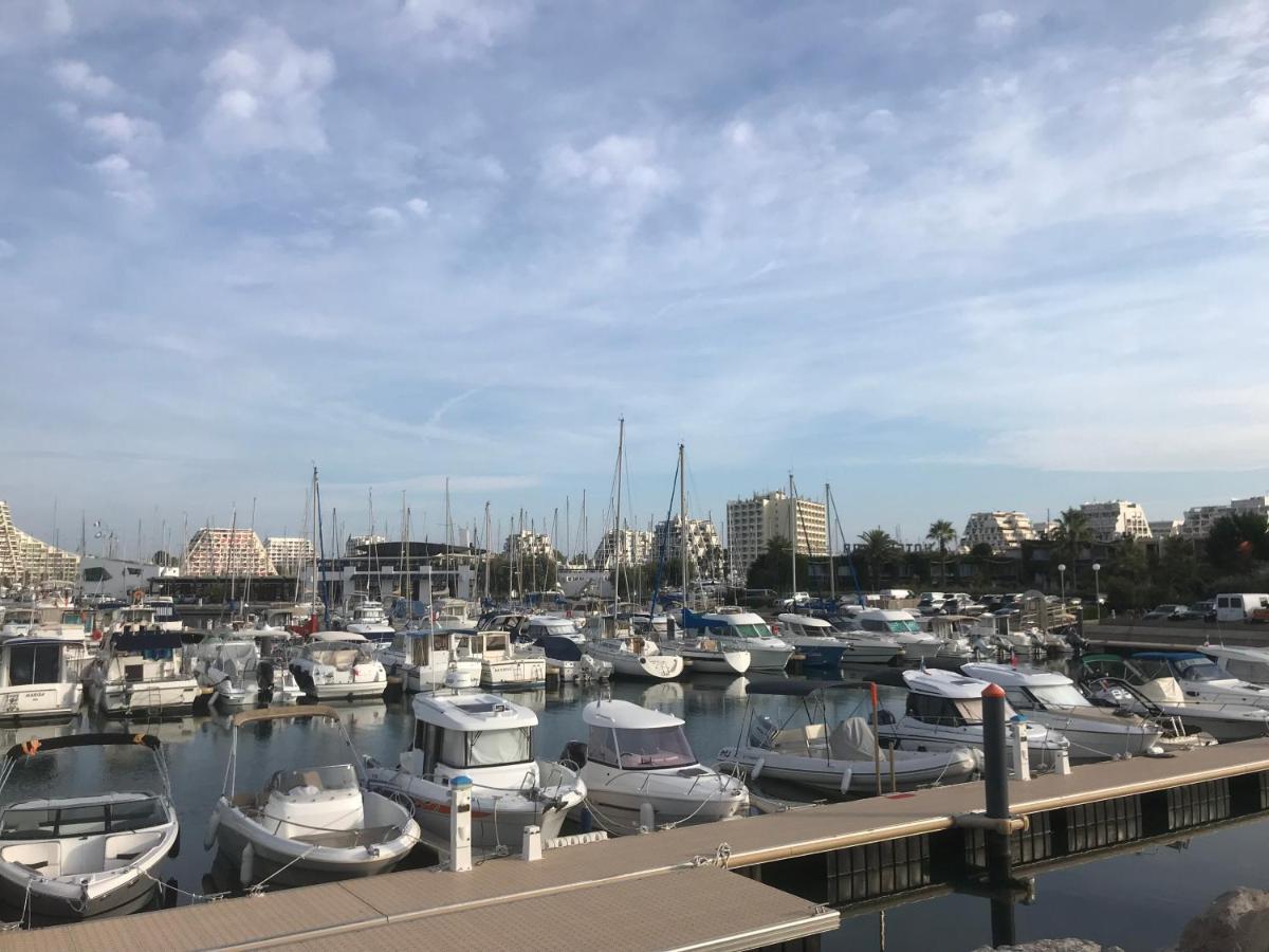Studio 2-3 Pers Parking Clim Vue Port Et Mer La Grande Motte Luaran gambar
